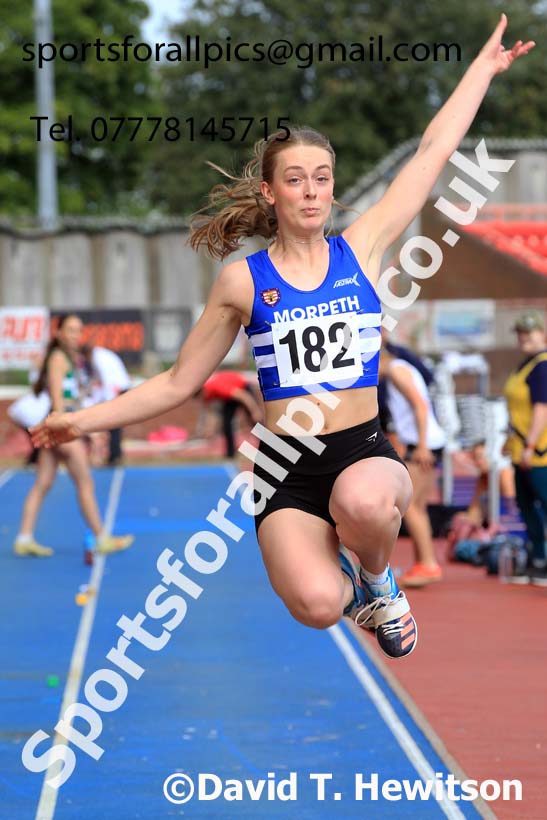 Long Jump, 2024 Gateshead Tartan Games.  Photo: David T. Hewitson/Sports for All Pics